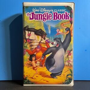 Walt Disney’s The Jungle Book (VHS, 1997) Black Diamond Classic – Clamshell Case